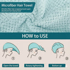 SoftTouch Microfiber Hair Towel